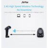 LECTOR AVPOS CODIGOS 1D + 2D +QR BT230 WIRELESS 2.4 + BLUETOOTH + USB - Imagen 8
