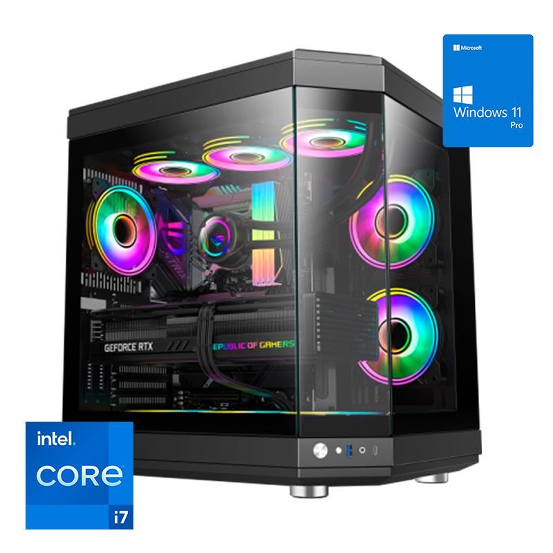 ORDENADOR GAMING HYPE RGB I7 14700K 32 DDR5 2TB NVME REF.LIQ 850W W11PRO BLACK