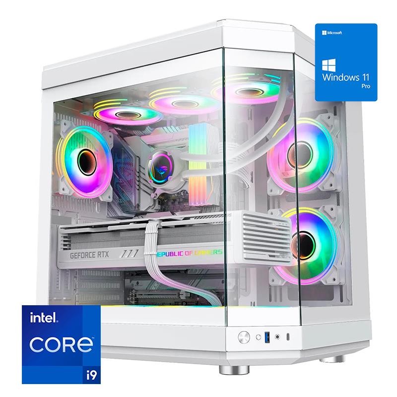 ORDENADOR GAMING HYPE RGB I9 14900K 32 DDR5 2TB NVME REF.LI 850W W11P WHITE