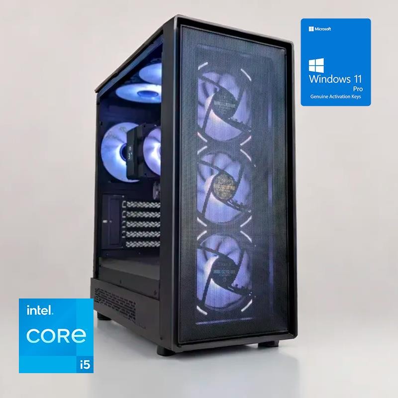 ORDENADOR GAMING STORM RGB I5 12400 8G SSD500 NVME 600W W11PRO