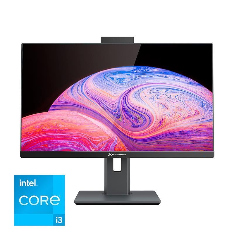 ORDENADOR PHOENIX AIO 27 I3 12100 8GB SSD500GB WIFI WEBCAM R.ALT+GIR W11PRO