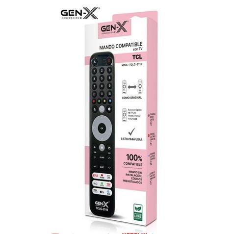 MANDO UNIVERSAL BLUETOOTH PARA TELEVISORES XIAOMI XIBLU-2114 GEN-X