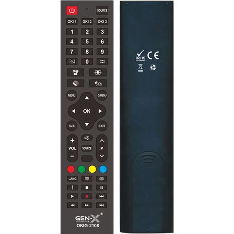MANDO UNIVERSAL GRANDE PARA TELEVISORES OKI OKIG-2108 GEN-X