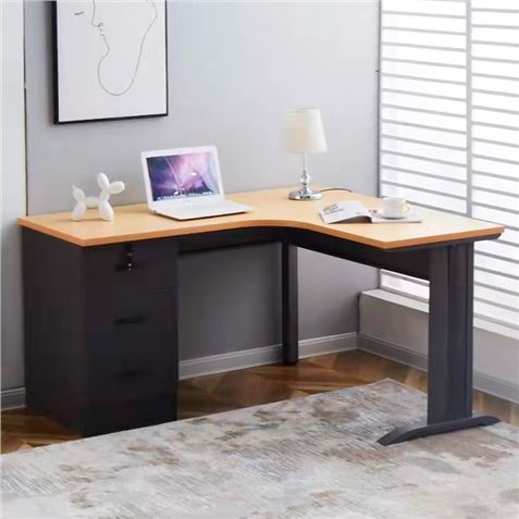 MESA DE ESCRITORIO MS900 140X120X75CM L IZQUIERDA + CAJONERA MUVIP