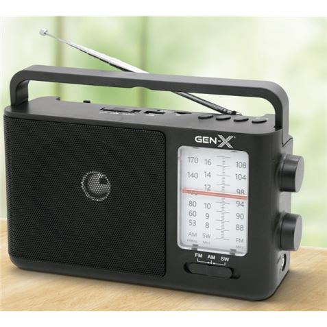 RADIO CLASICA RECARGABLE CON BLUETOOTH 4409 GEN-X