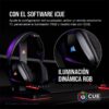 AURICULARES + MICROFONO CORSAIR VOID USB ELITE GAMING HEADSET RGB 7.1 BLACK - Imagen 6
