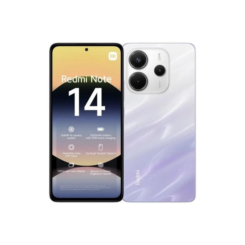 Xiaomi Redmi NOTE 14 6.67 6GB 128GB 108MP NFC 4G PURPLE