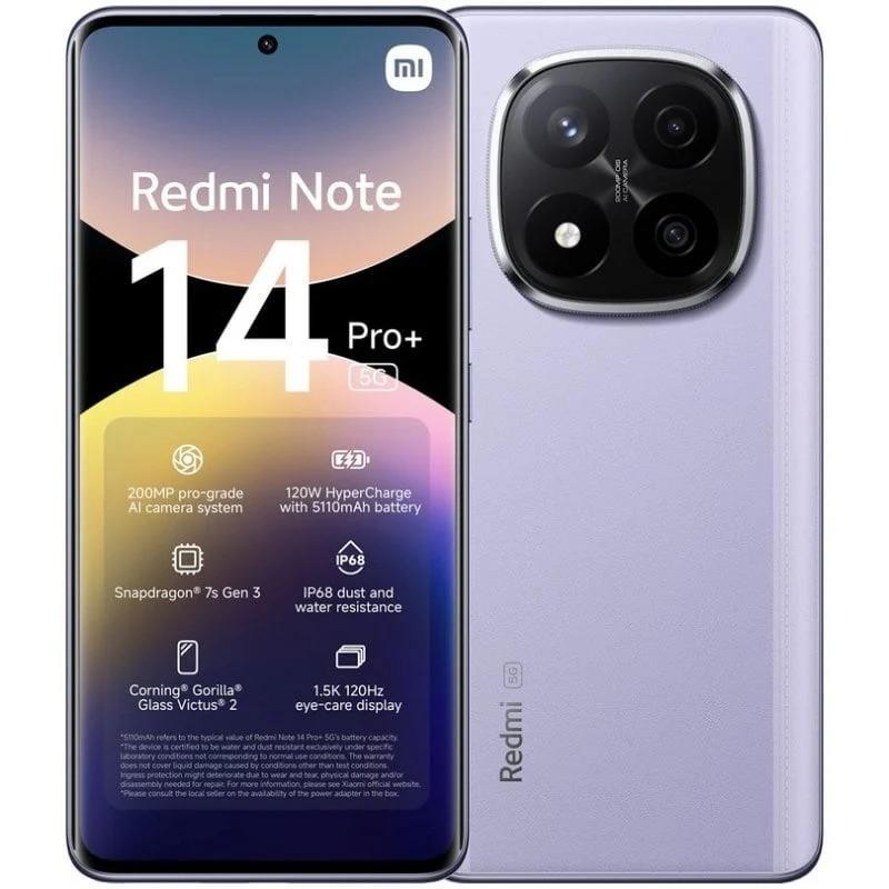 Xiaomi Redmi NOTE 14 Pro+ 5G 6.67 12GB 512GB Purple