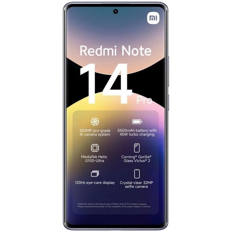 Xiaomi Redmi NOTE 14 Pro 6.67 8GB 256G 200MP NFC 4G PURPLE